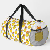 Pocket Pet Cat Muster Duffle Bag (Rechte Ecke)
