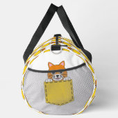 Pocket Pet Cat Muster Duffle Bag (Rechts)