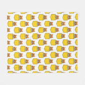 Pocket Pet Cat Muster Fleecedecke (Vorderseite (Horizontal))