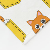 Pocket Pet Cat Muster Fleecedecke (Ecke)