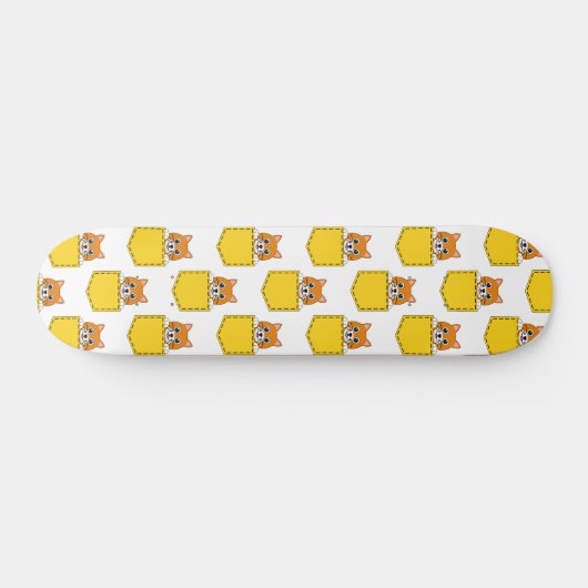 Pocket Pet Cat Muster Skateboard (Horizontal)