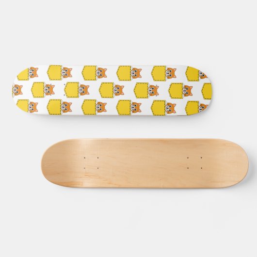 Pocket Pet Cat Muster Skateboard (Horizontal)