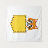 Pocket Pet Cat Wandteppich (Vorderseite (Horizontal))