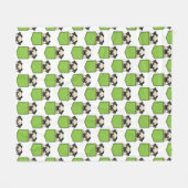 Pocket Pet Dog Muster Fleecedecke (Vorderseite (Horizontal))