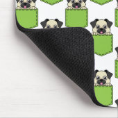Pocket Pet Dog Muster Mousepad (Ecke)