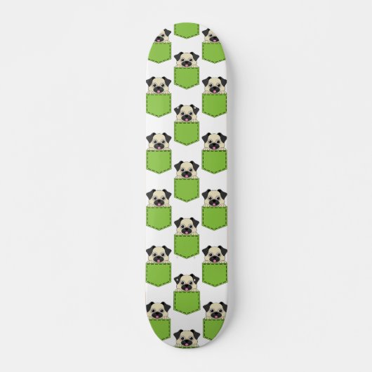 Pocket Pet Dog Muster Skateboard (Vorne)