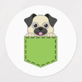 Pocket Pet Hund Etiketten (Design 1)