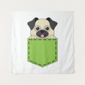 Pocket Pet Hund Wandteppich (Vorderseite)