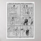 Pocket Phones Vorhersagen Drucken Poster (Vorne)