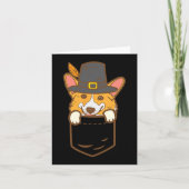 Pocket Pilgrim Welsh Corgi Dog Lover Niedlich Than Karte (Vorderseite)