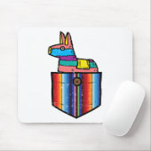 Pocket Pinata Serape Cinco De Mayo Mexican Fiesta Mousepad (Mit Mouse)