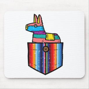Pocket Pinata Serape Cinco De Mayo Mexican Fiesta Mousepad