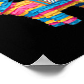 Pocket Pinata Serape Cinco De Mayo Mexican Fiesta Poster (Ecke)