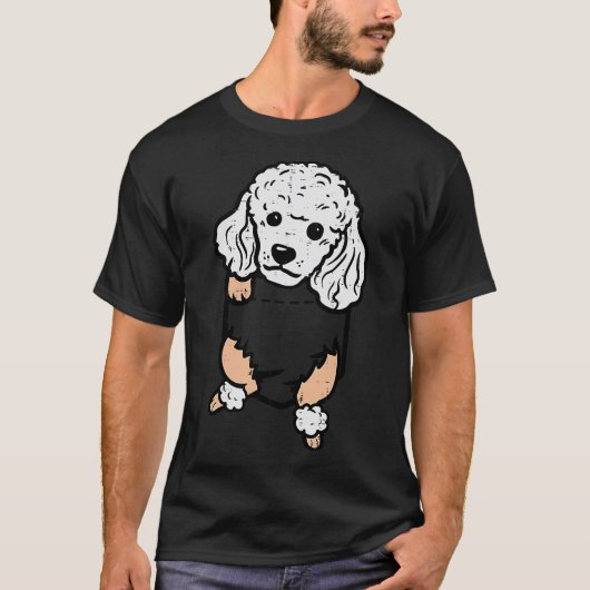 Pocket Poodle Füße Niedlich Mini Spielzeug Haustie T-Shirt (Vorderseite)