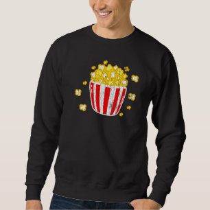 Pocket Popcorn Pop Corn Eater Graphic Sweatshirt