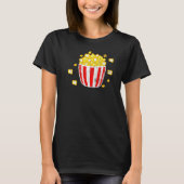 Pocket Popcorn Pop Mais Eater Grafik T-Shirt (Vorderseite)