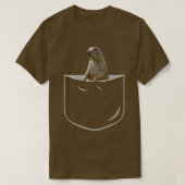 Pocket Prairie Dog, Funny Prairie Dog In Pocket T-Shirt (Design vorne)