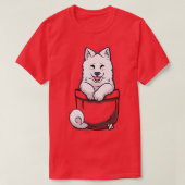Pocket Samoyed T-Shirt (Design vorne)