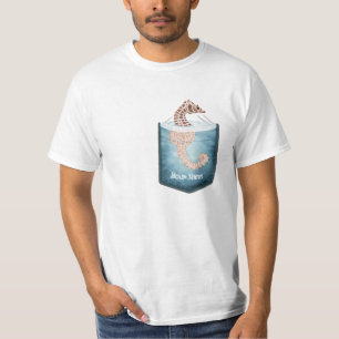 Pocket-Seepferd T-Shirt