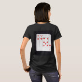 Pocket Sevens Poker Cards, Ladys Tshirt (Schwarz voll)