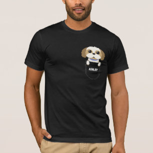 Pocket Shih tzu niedlicher Hund T-Shirt