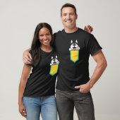 Pocket Siberian Husky T-Shirt (Unisex)