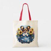 Pocket Sized Chihuahua Tote Bag Tragetasche (Rückseite)