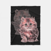 Pocket Skeleton Rockhand Halloween Cool Music Rock Fleecedecke (Vorderseite)