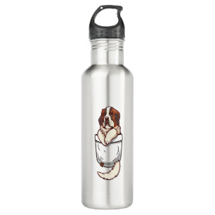 Pocket St Bernard Puppy Edelstahlflasche
