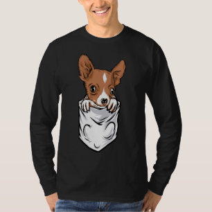 Pocket Style Adorable Chihuahua Welpe und Niedlich T-Shirt