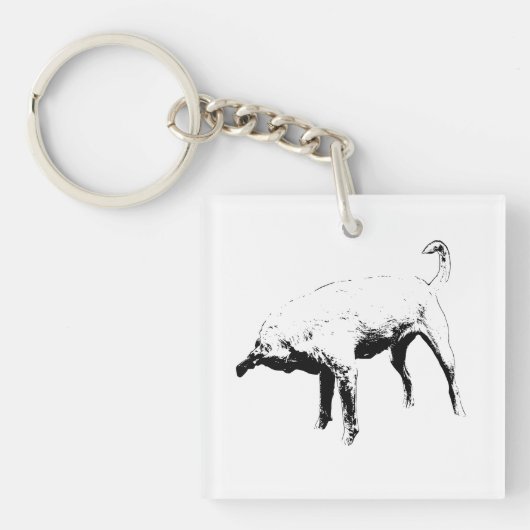 Pocket Terrier drehen Schlüsselanhänger (Vorderseite)