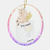 Pocket Unicorn Keramik Ornament (Links)