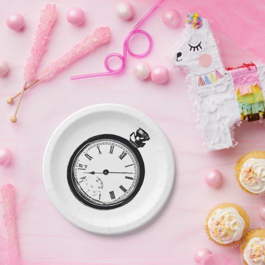 Pocket Watch Pappteller (Party)