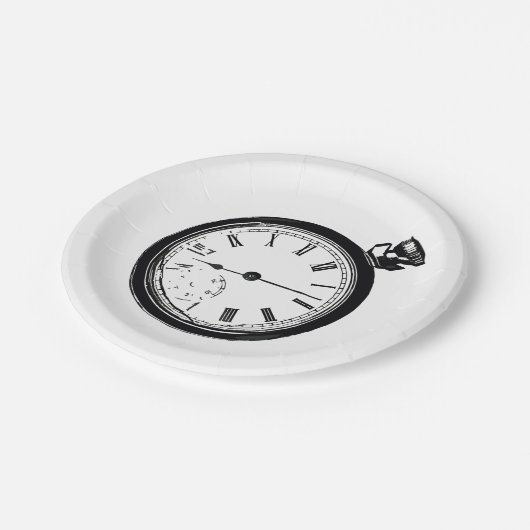 Pocket Watch Pappteller (Schrägansicht)