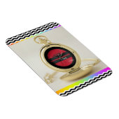 Pocket Watch Poker Time  Refrigerator  Magnet (Rechte Seite)