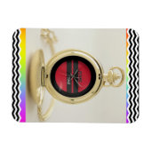 Pocket Watch Poker Time  Refrigerator  Magnet (Horizontal)