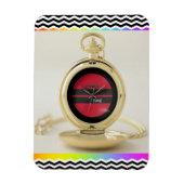 Pocket Watch Poker Time  Refrigerator  Magnet (Vertikal)
