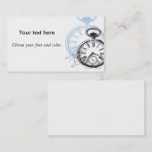 Pocket Watch Timepiece Business Cards Visitenkarte (Vorne/Hinten)