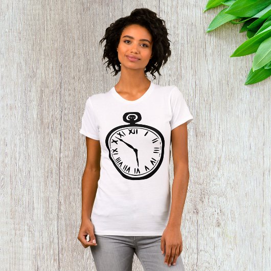 Pocket Watch Womens T - Shirt