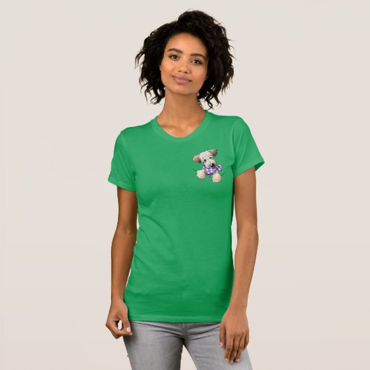 Pocket Wheaten Terrier T - Shirt (Vorne ganz)
