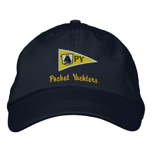 Pocket Yachters Cap Bestickte Kappe (Vorderseite)