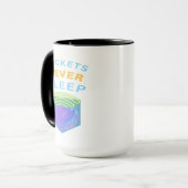 Pockets Never Sleep -Tasse Tasse (Vorderseite Links)