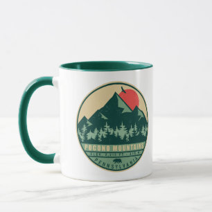Pocono Berge Pennsylvania Wandern Sonnenuntergang Tasse
