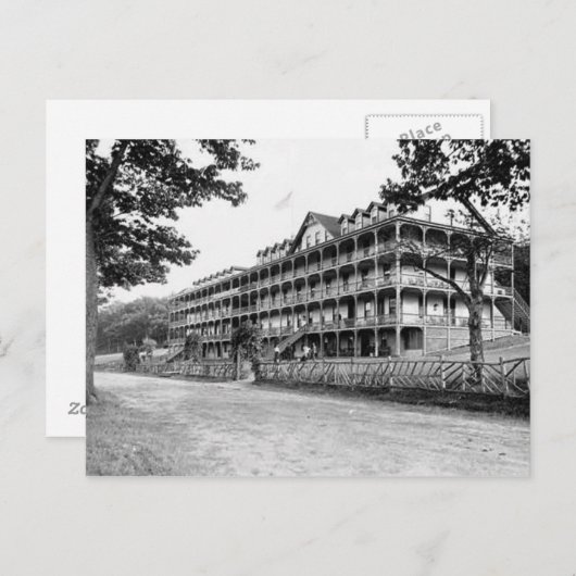 Pocono House Poconos Pa Postkarte (Vorne/Hinten)