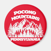 Pocono Mountains Pennsylvania Magnet (Vorne)