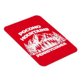 Pocono Mountains Pennsylvania Magnet (Rechte Seite)