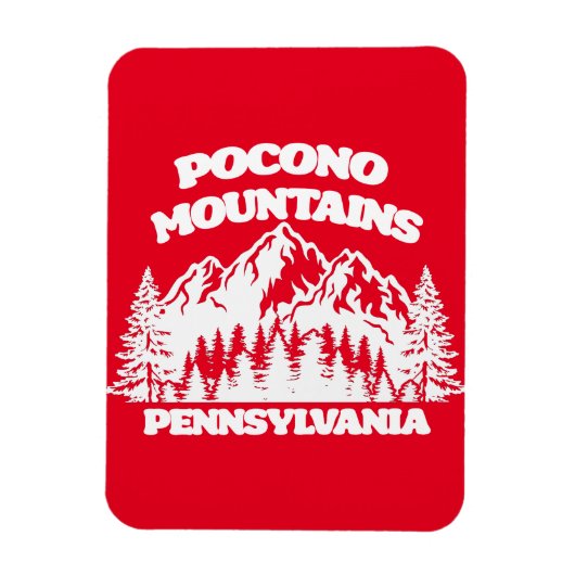 Pocono Mountains Pennsylvania Magnet (Vertikal)