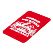 Pocono Mountains Pennsylvania Magnet (Linke Seite)