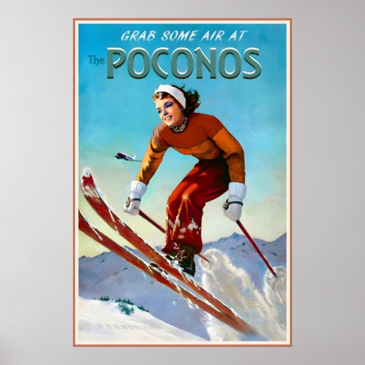 Pocono Mountains Pennsylvania Marilyn Monroe Poster (Vorne)