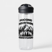Pocono Mountains Pennsylvania Trinkflasche (Vorderseite)